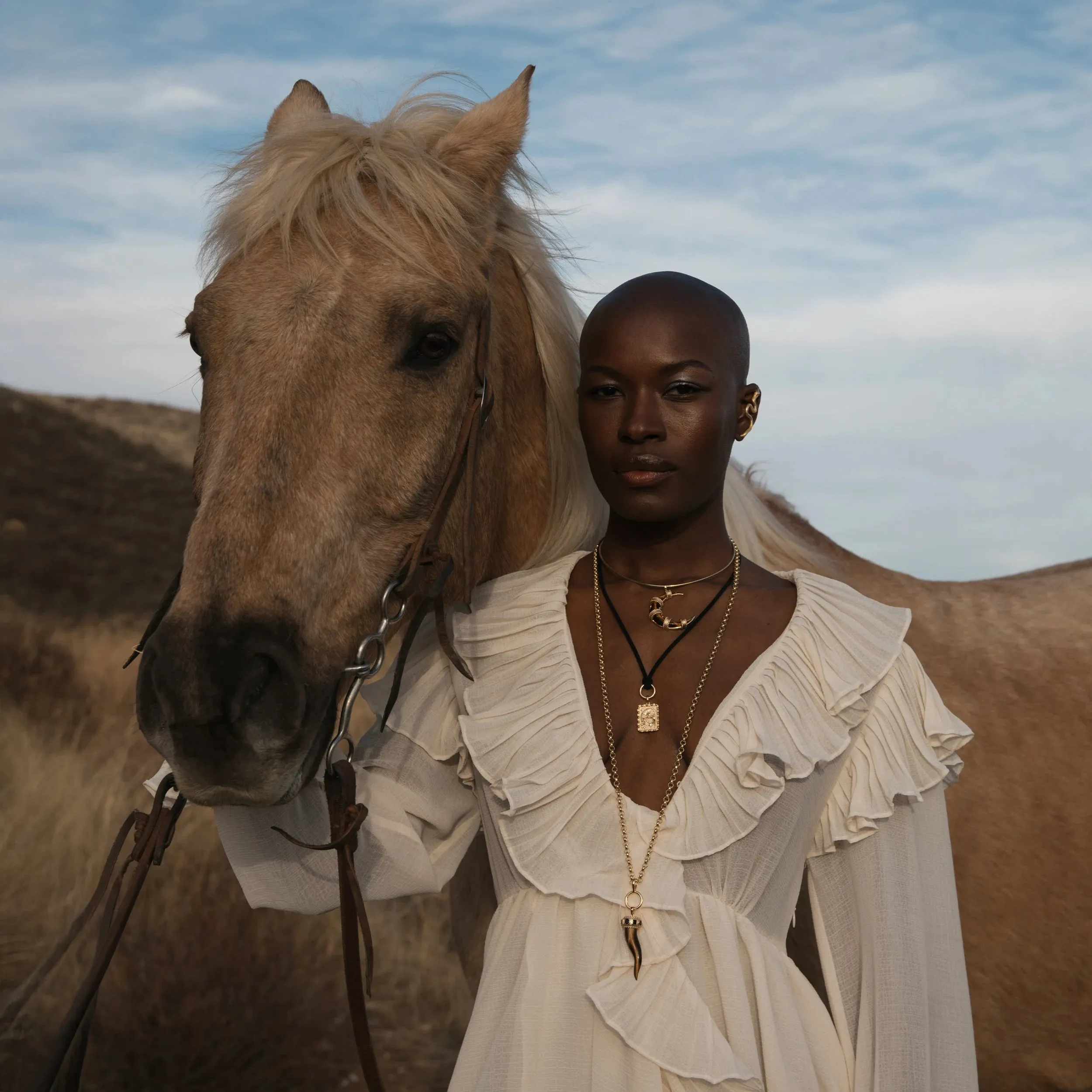Tiger's Eye Horn Pendant sold by Awe Inspired product image thumbnail 4
