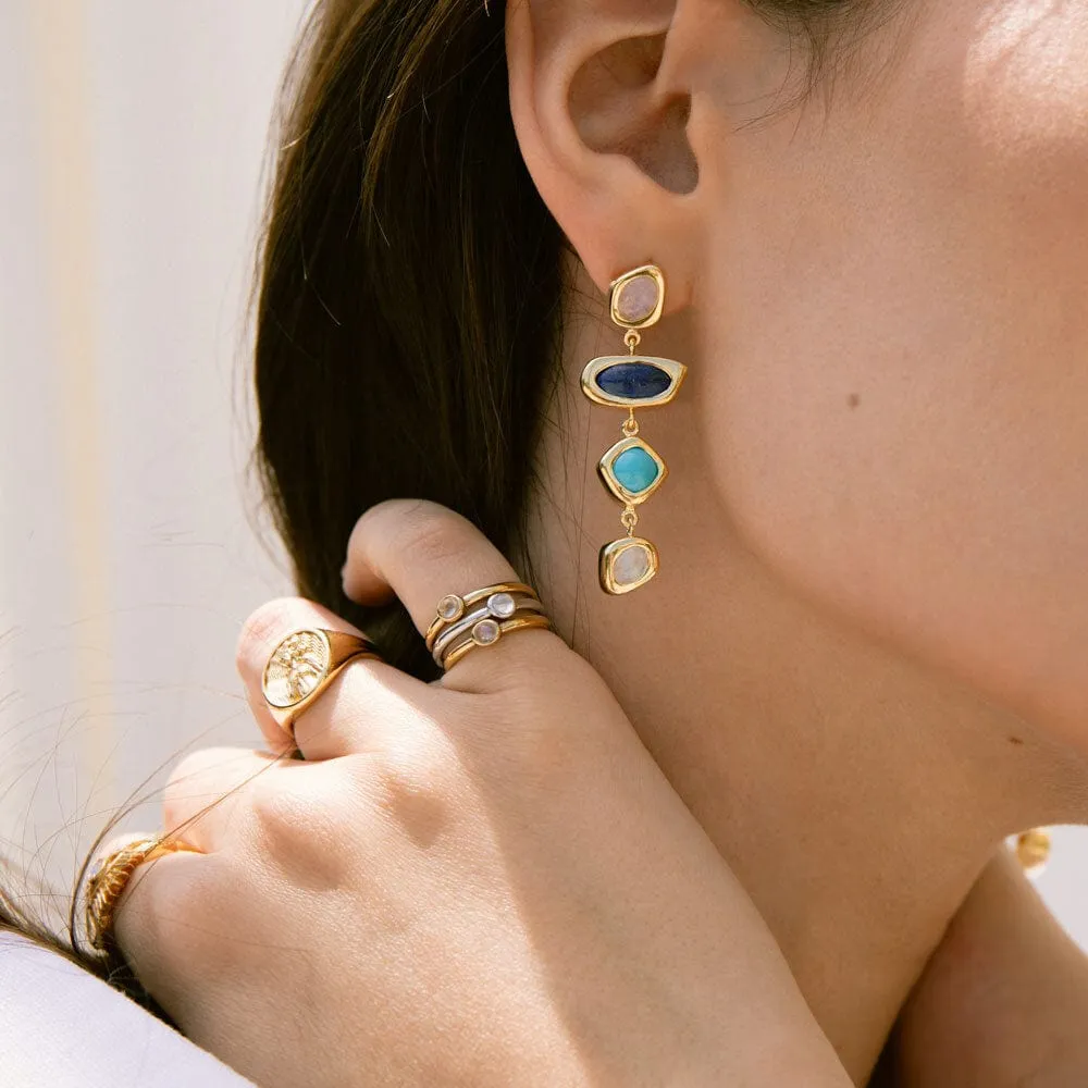 Moonstone Ring Set sold by Awe Inspired product image thumbnail 2