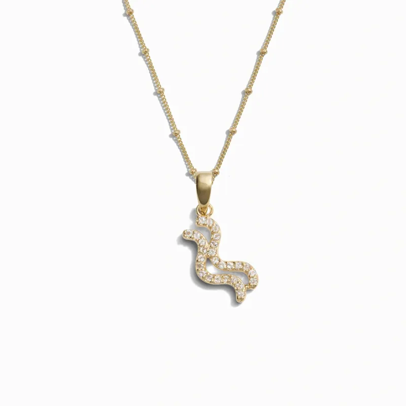 Gemstone Zodiac on Saturn Chain sold by Awe Inspired
