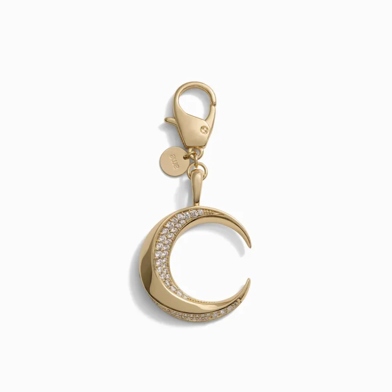 Twisted Moon Bag Charm sold by Awe Inspired