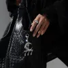 Twisted Moon Bag Charm sold by Awe Inspired