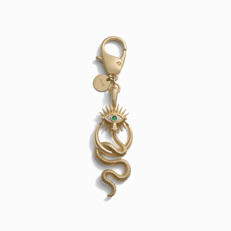 Crescent Snake Eye Bag Charm sold by Awe Inspired