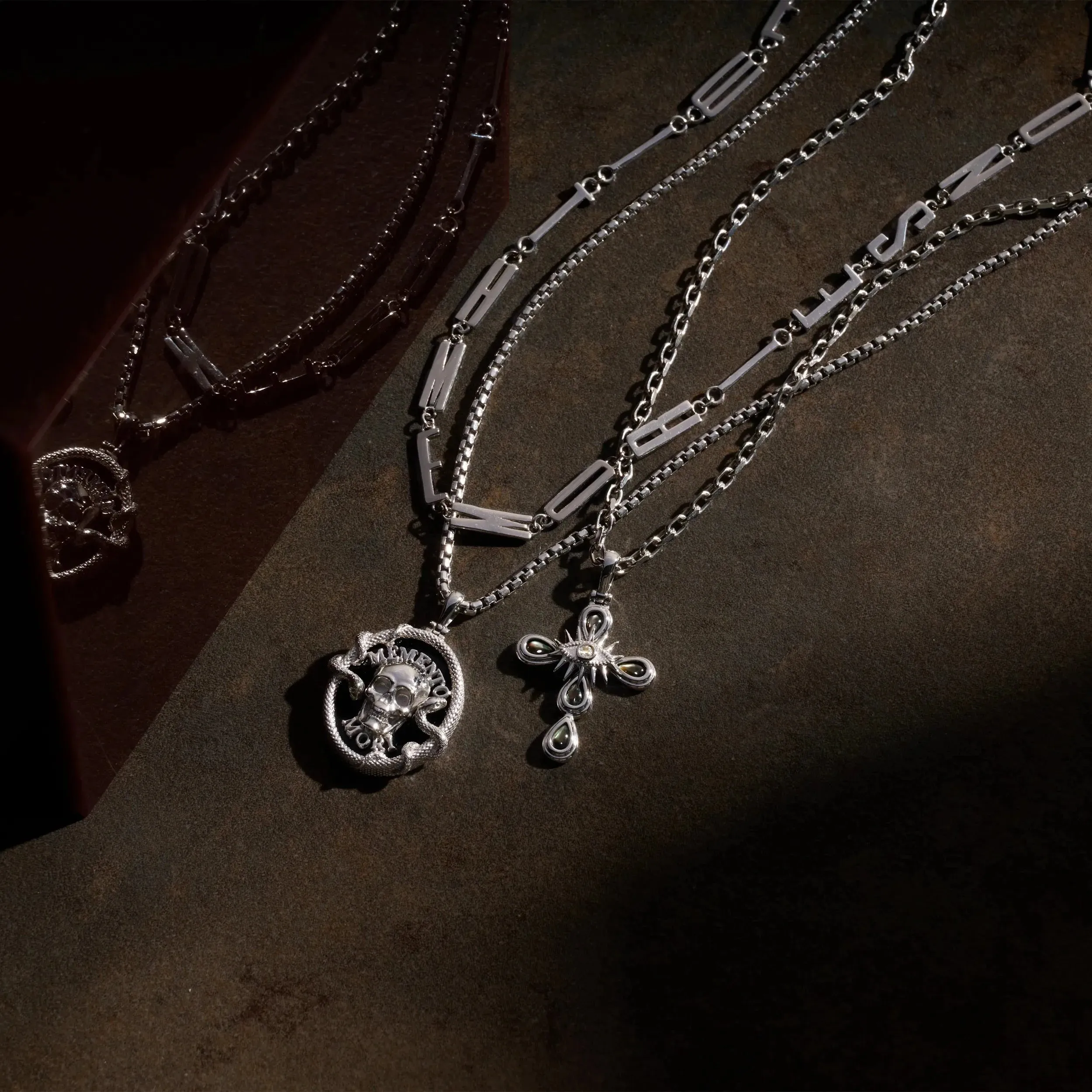 Memento Mori Pendant sold by Awe Inspired product image thumbnail 3