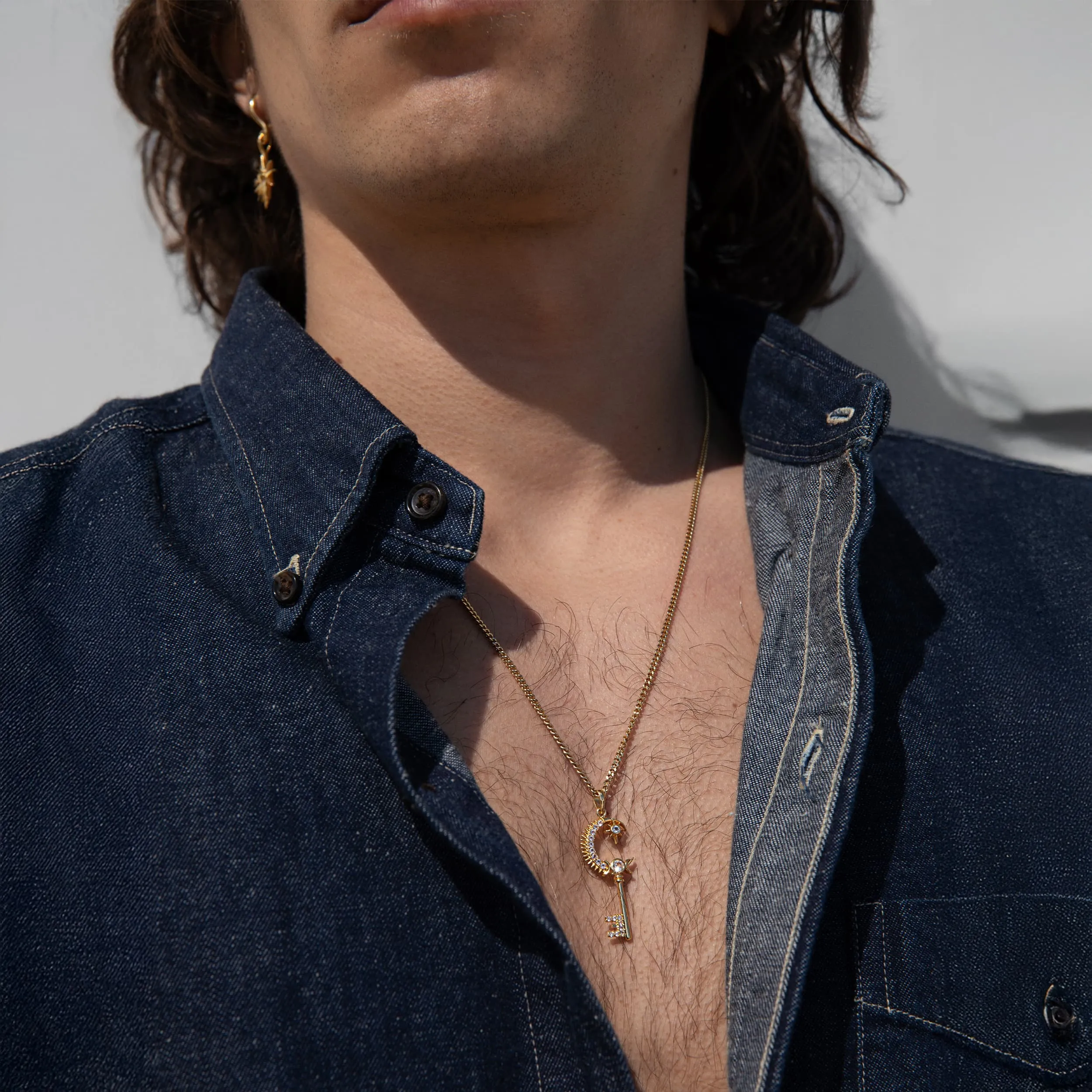 Men's Gate of Heaven Key Necklace sold by Awe Inspired product image thumbnail 2