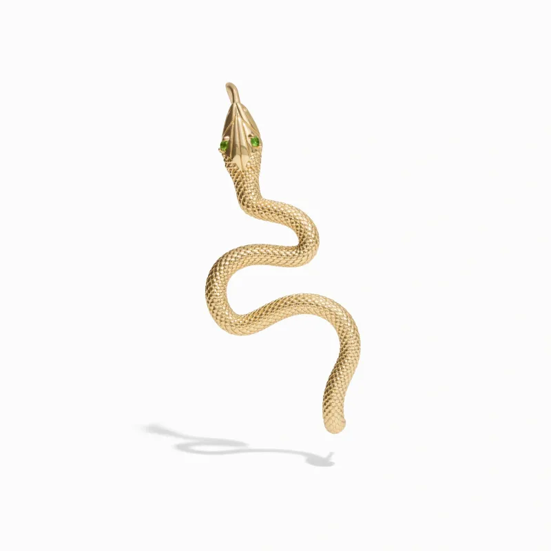 Men's Snake Ear Pin sold by Awe Inspired