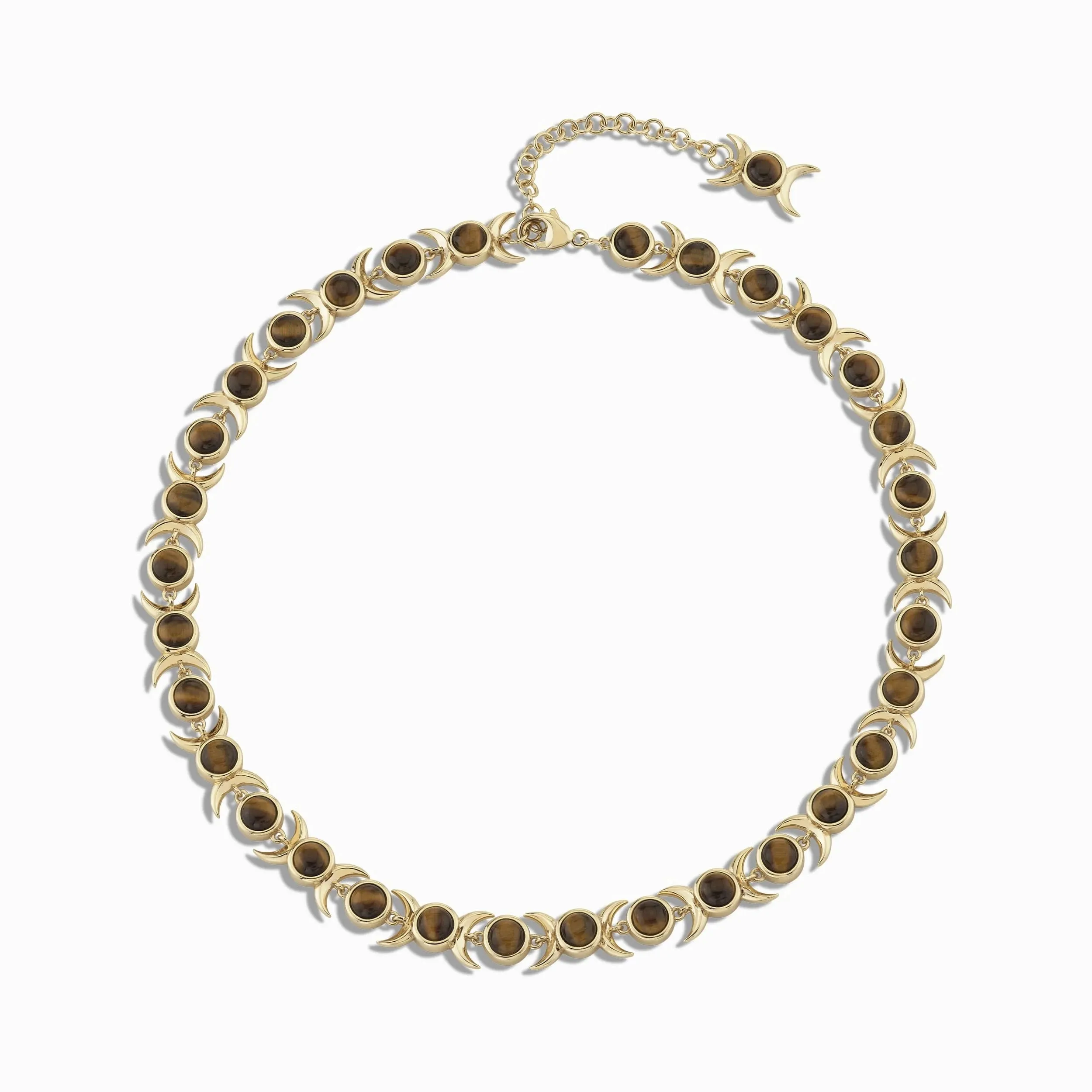 Triple Moon Tennis Necklace sold by Awe Inspired product image thumbnail 5