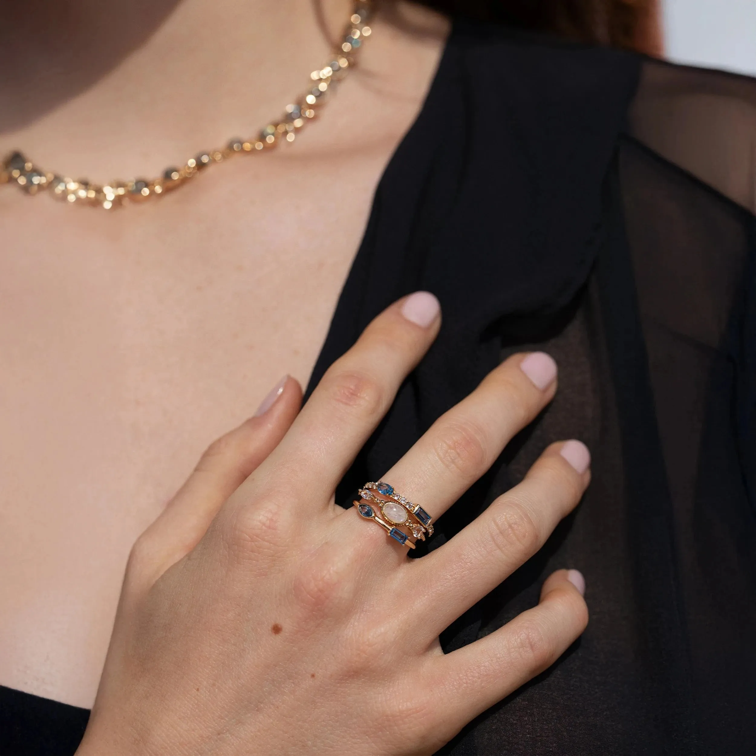 Oracle Stacking Ring Set sold by Awe Inspired product image thumbnail 2