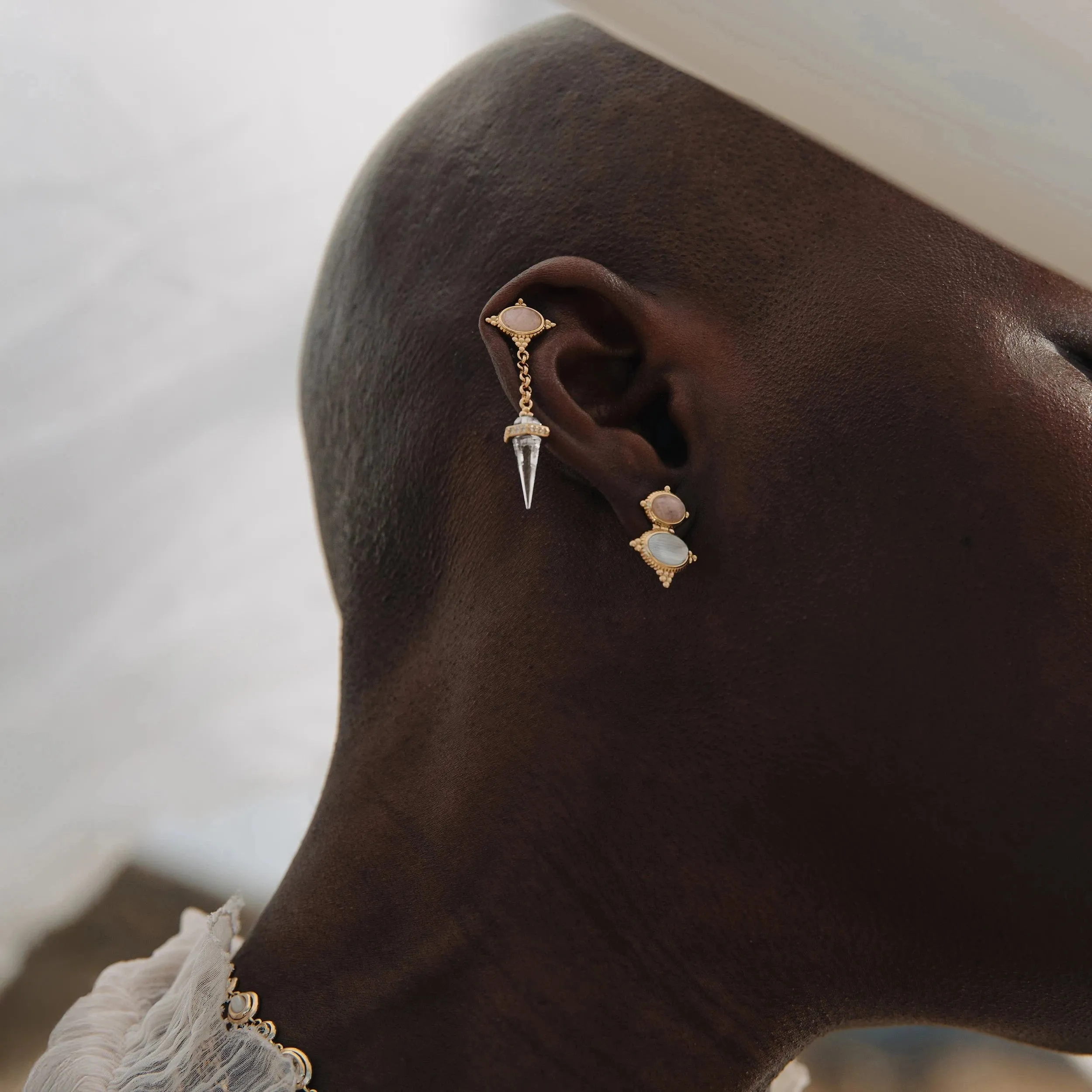 Oracle Pendulum Drop Earrings sold by Awe Inspired product image thumbnail 3