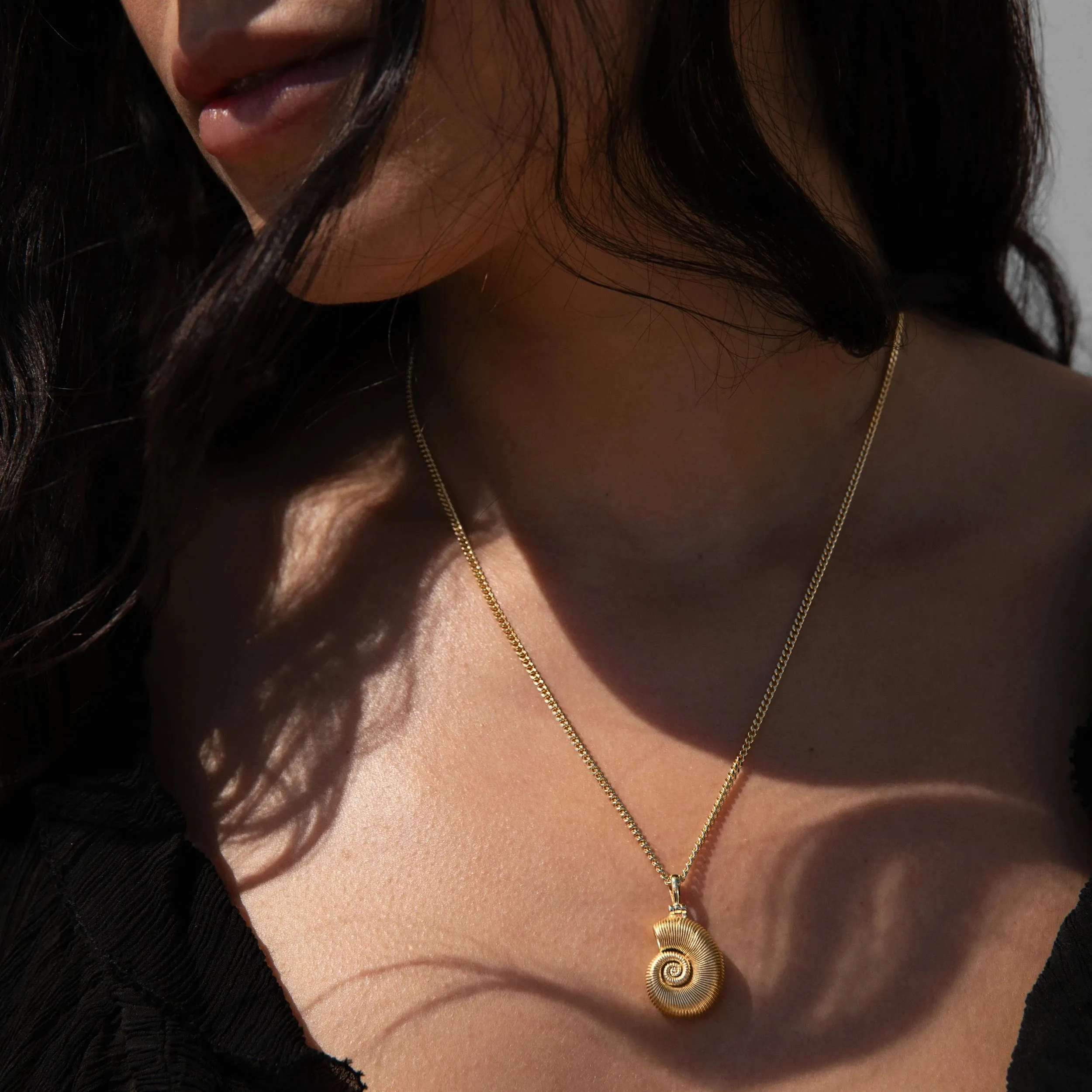 Deep Sea Ammonite Shell Necklace sold by Awe Inspired product image thumbnail 2