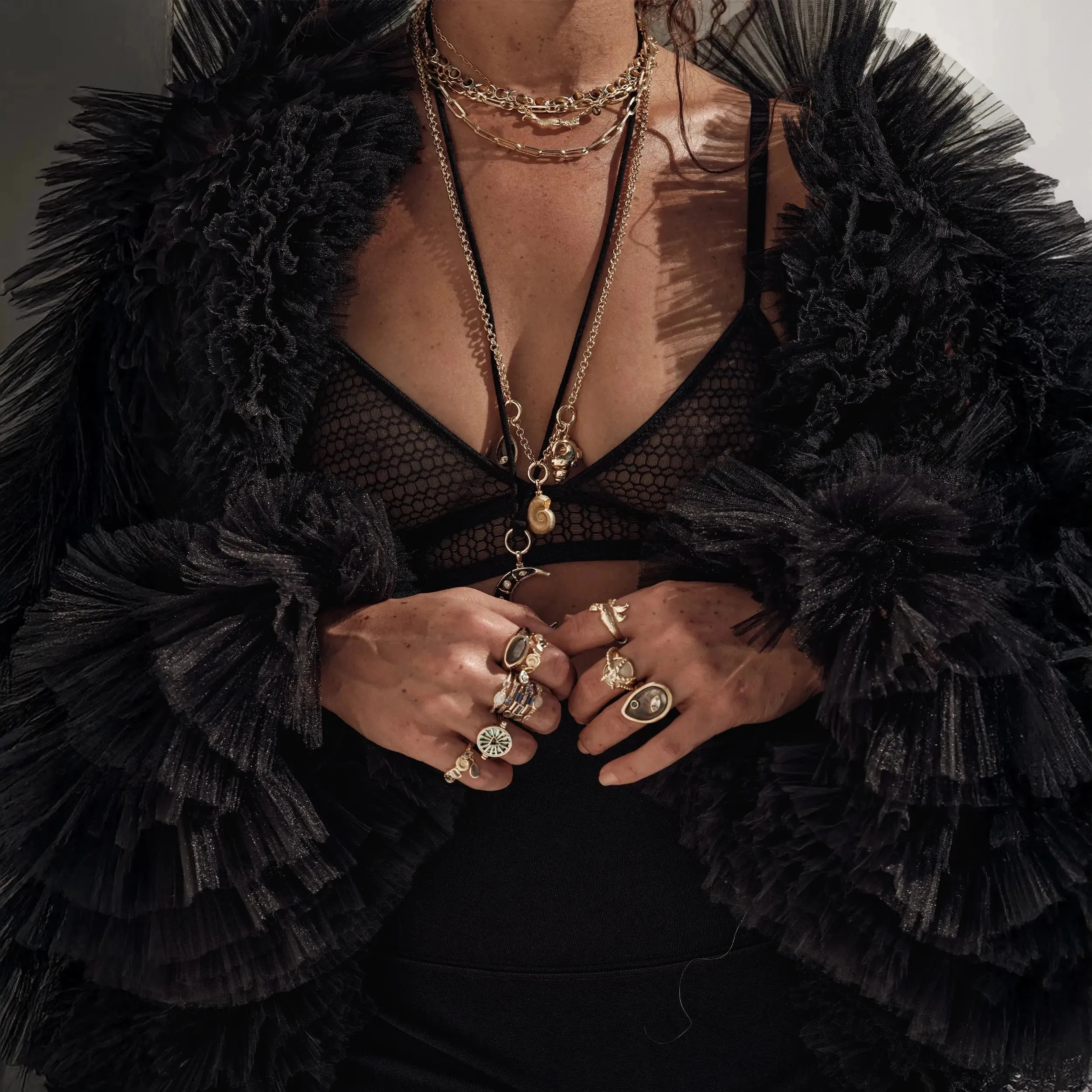 Deep Sea Ammonite Shell Pendant sold by Awe Inspired product image thumbnail 3