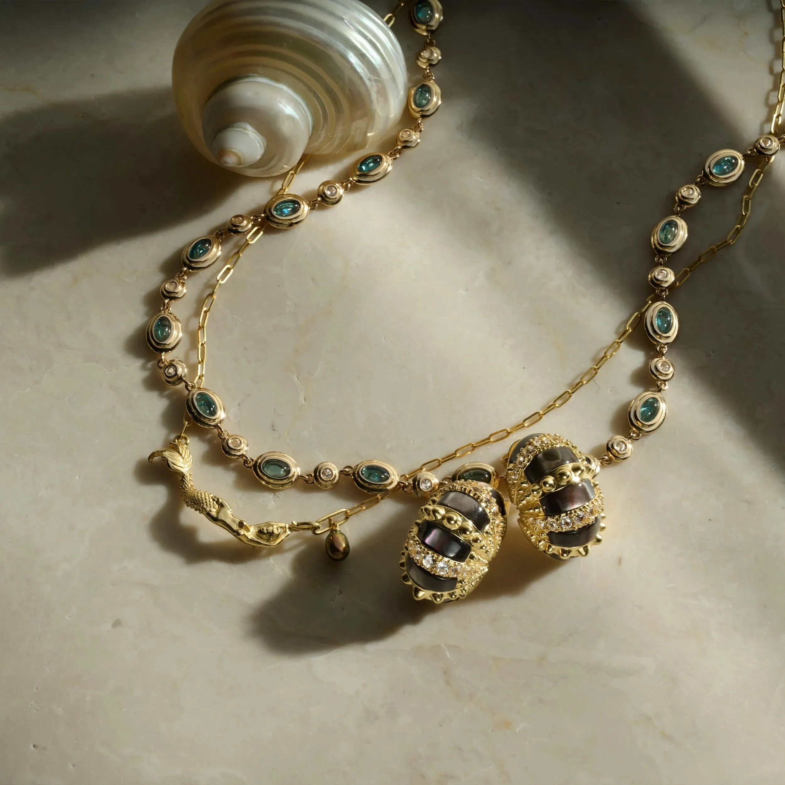 Sea Urchin Statement Studs sold by Awe Inspired product image thumbnail 3