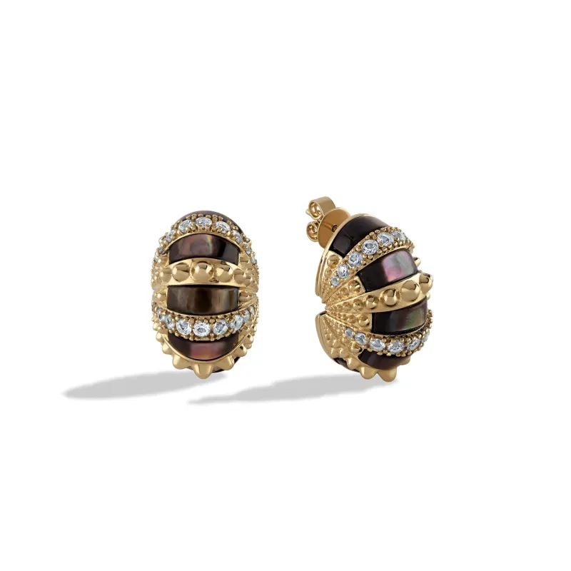 Sea Urchin Statement Studs sold by Awe Inspired