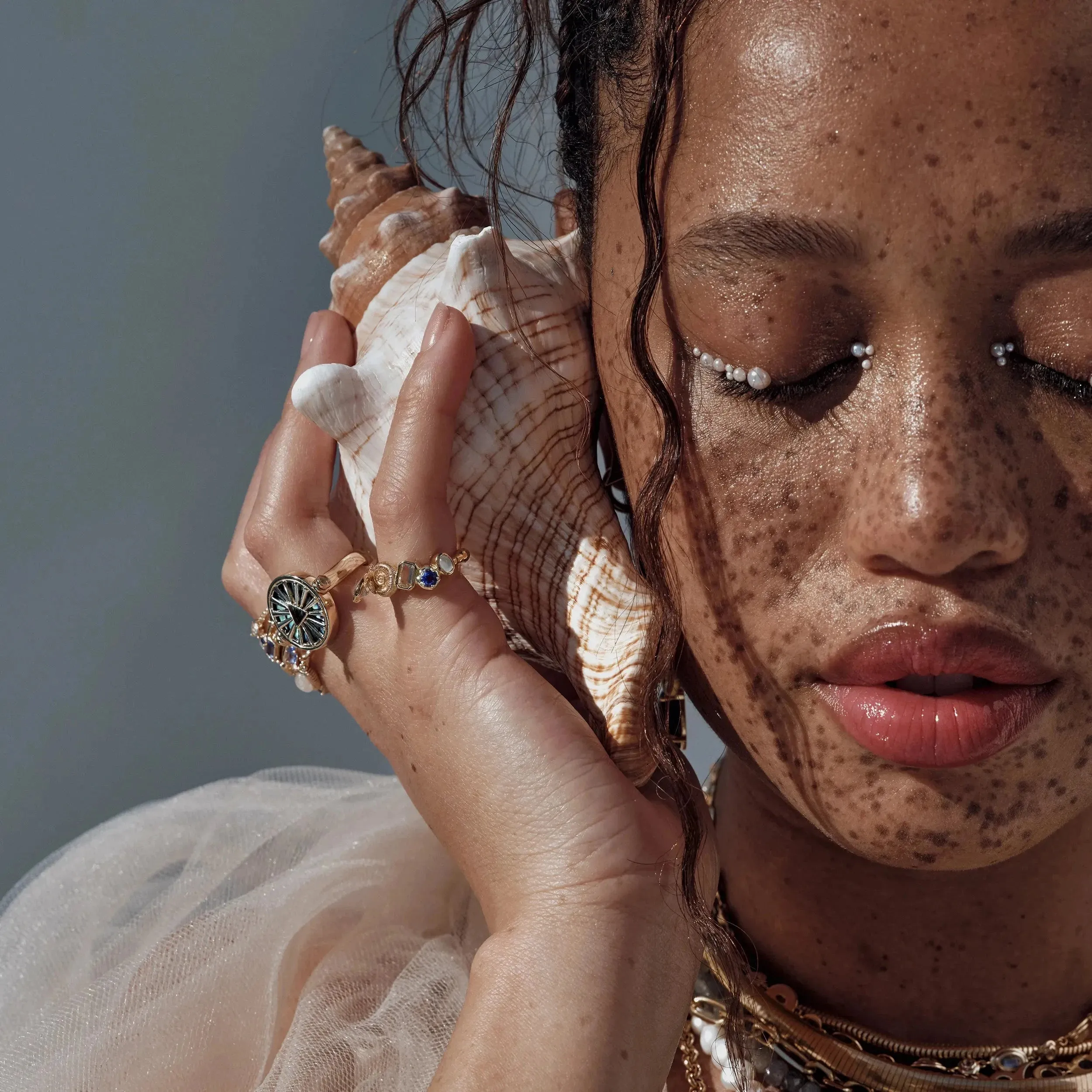 Deep Sea Gemstone Ring sold by Awe Inspired product image thumbnail 3