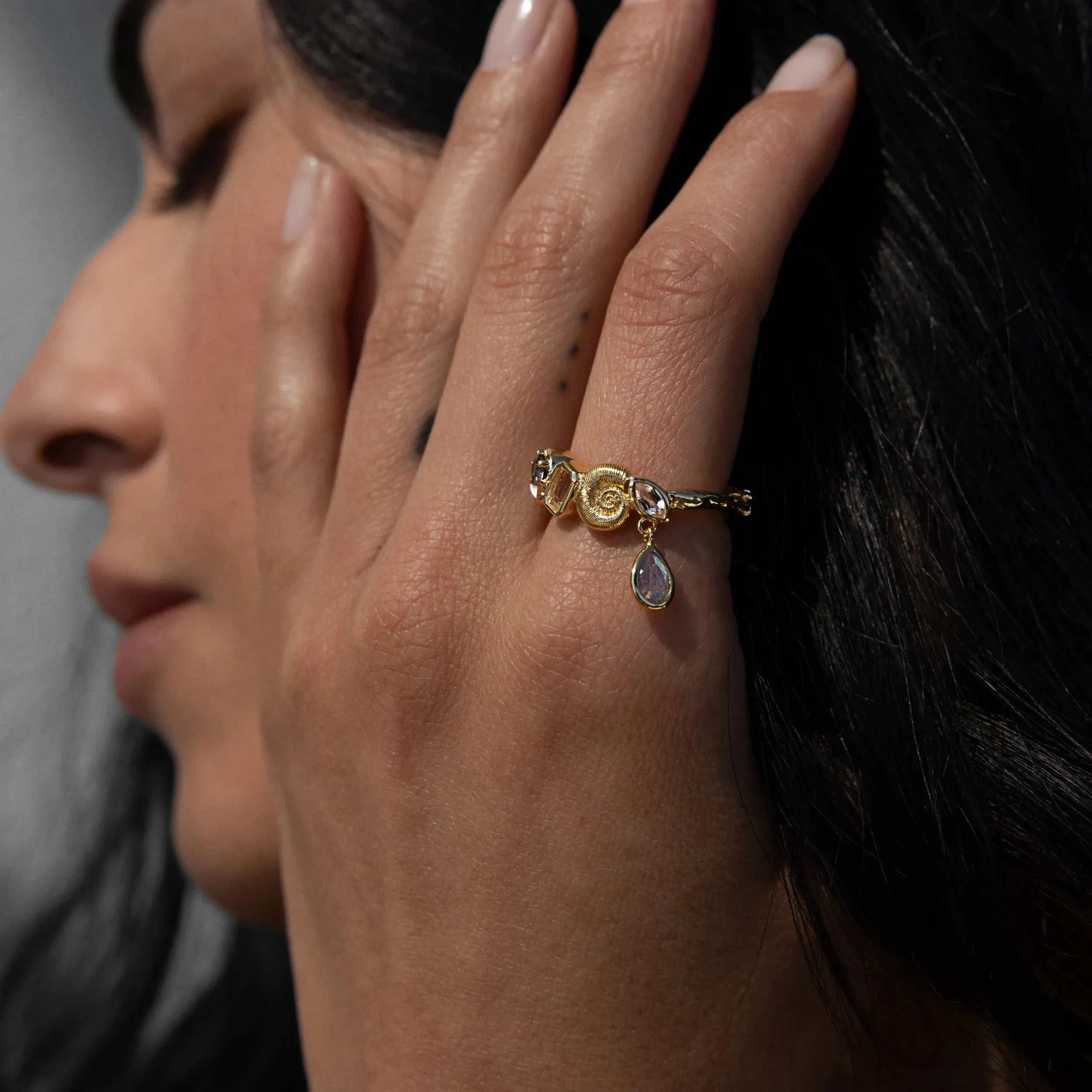 Deep Sea Gemstone Ring sold by Awe Inspired product image thumbnail 2