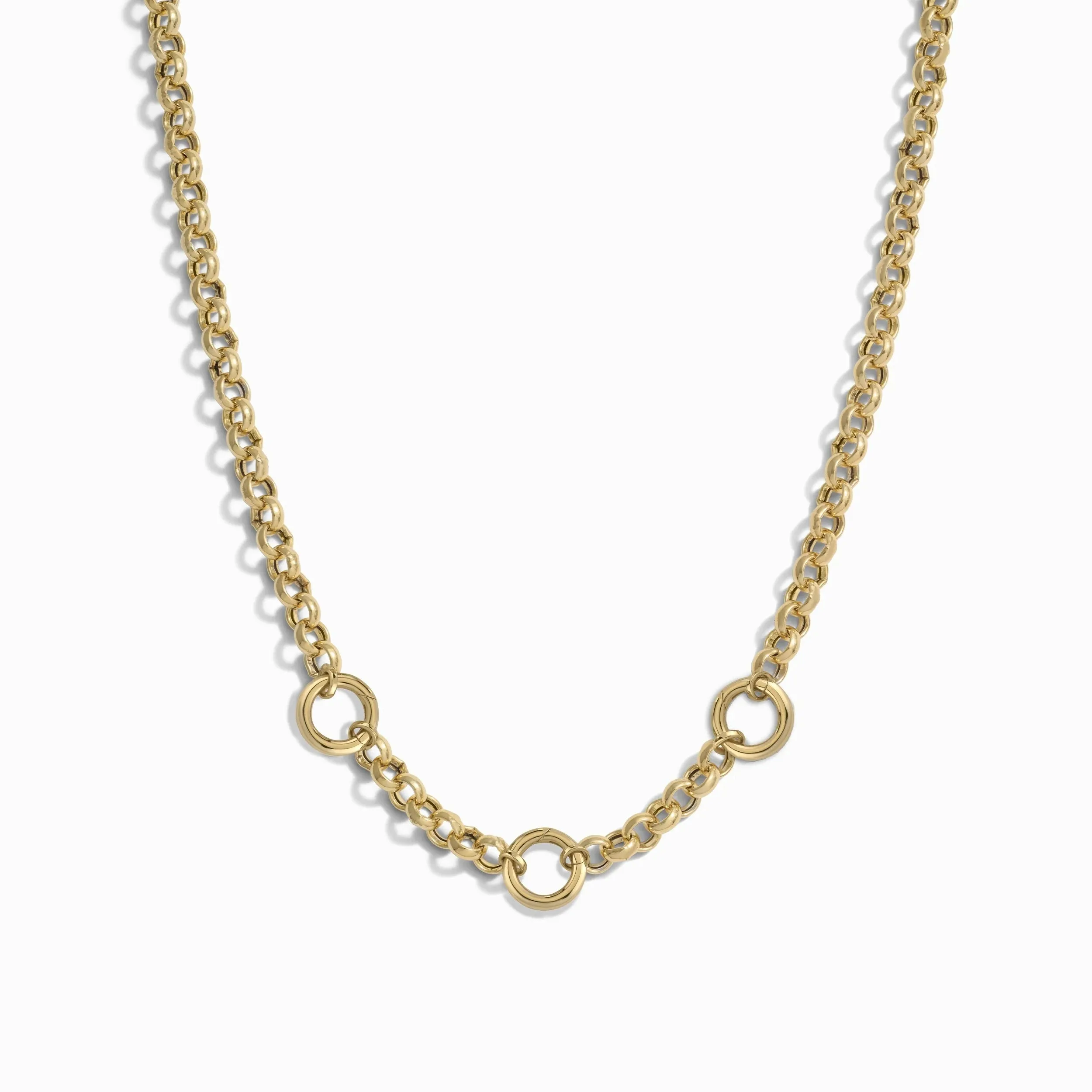 Long Triple Charm Collector Necklace sold by Awe Inspired