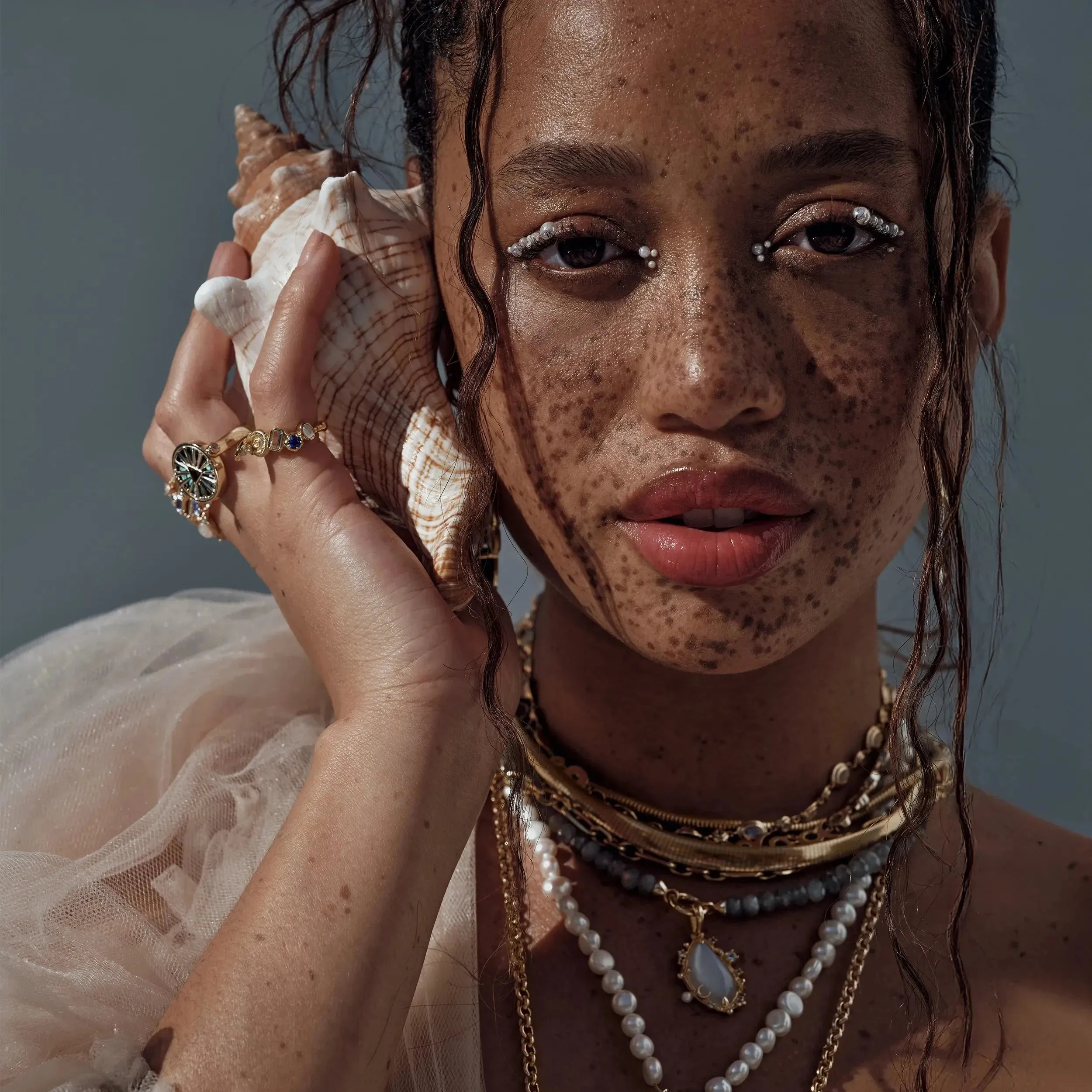 Gemstone Charm Necklace sold by Awe Inspired product image thumbnail 5