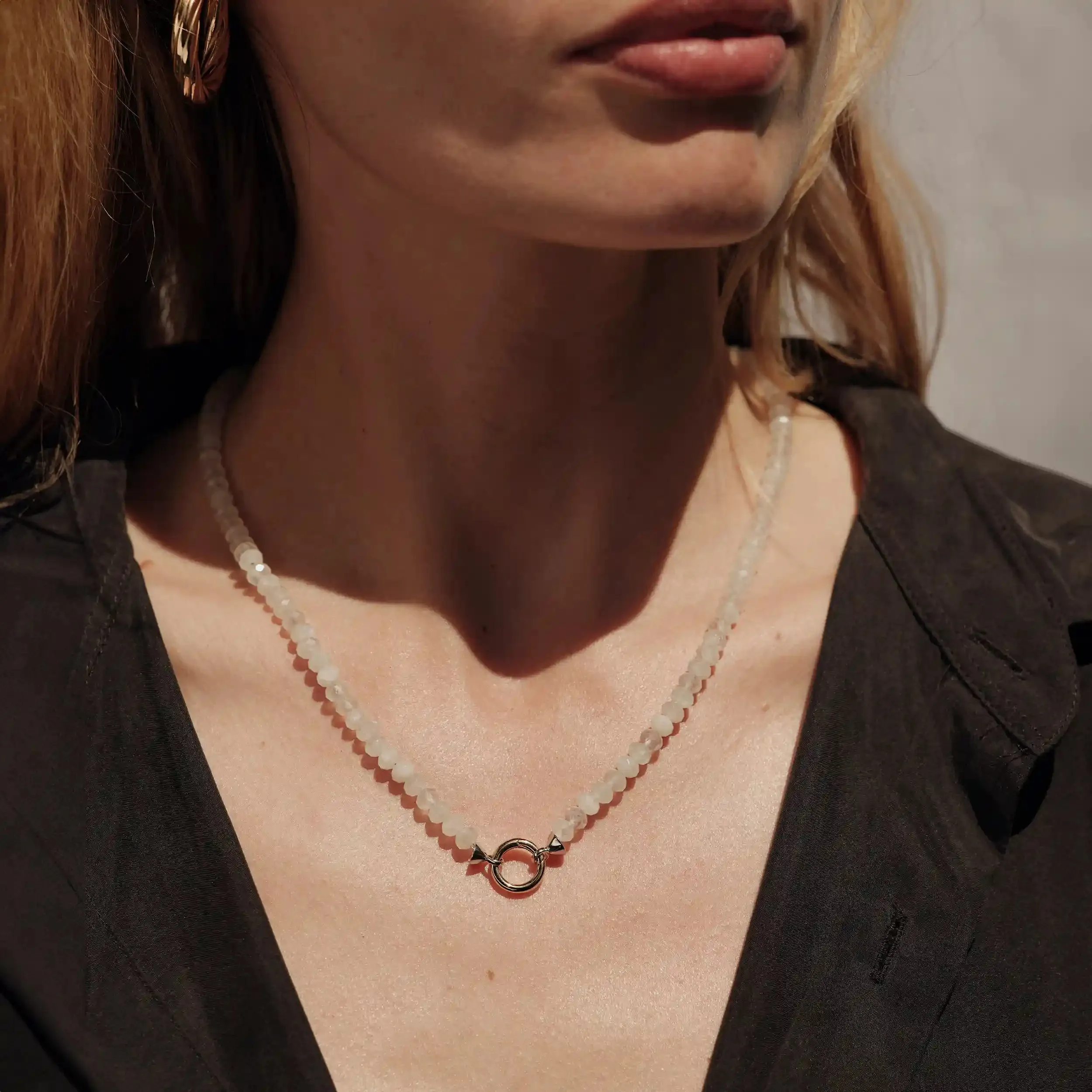 Gemstone Charm Necklace sold by Awe Inspired product image thumbnail 2