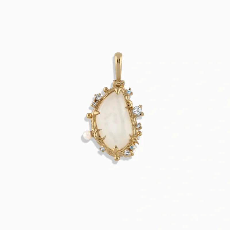 Gemstone Barnacle Pendant sold by Awe Inspired