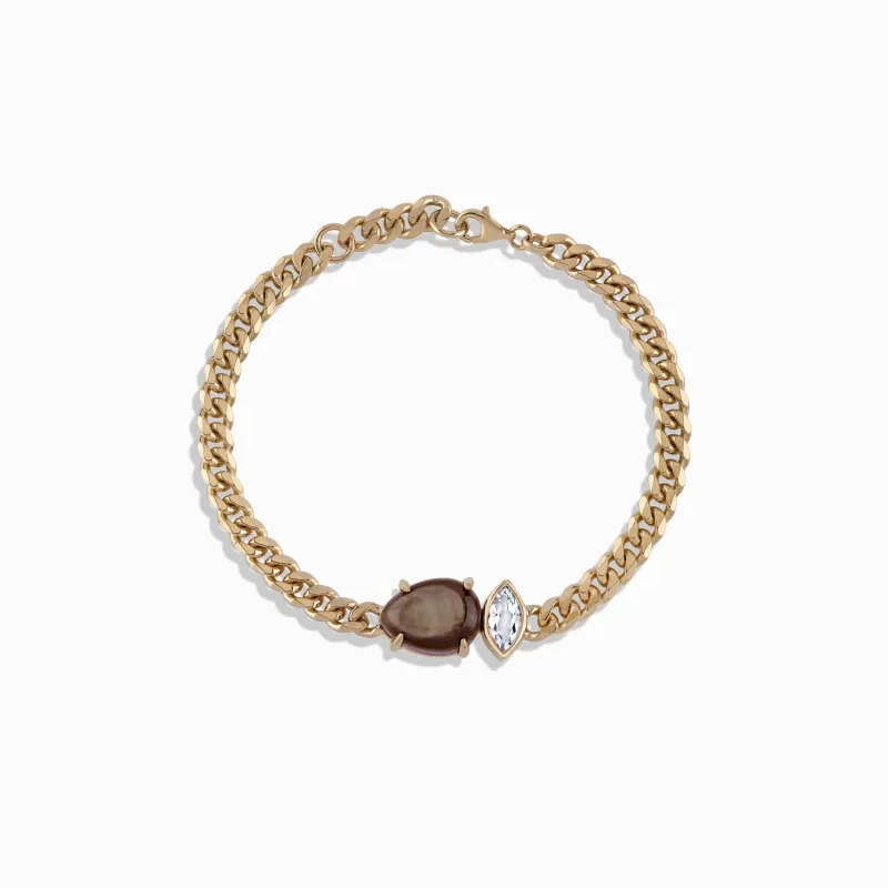 Deep Sea Black Mother of Pearl Bracelet made by Awe Inspired