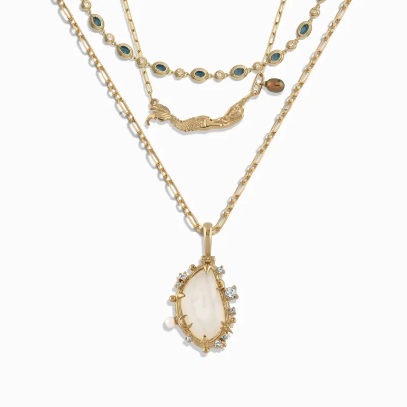 Ocean Layering Necklace Set sold by Awe Inspired