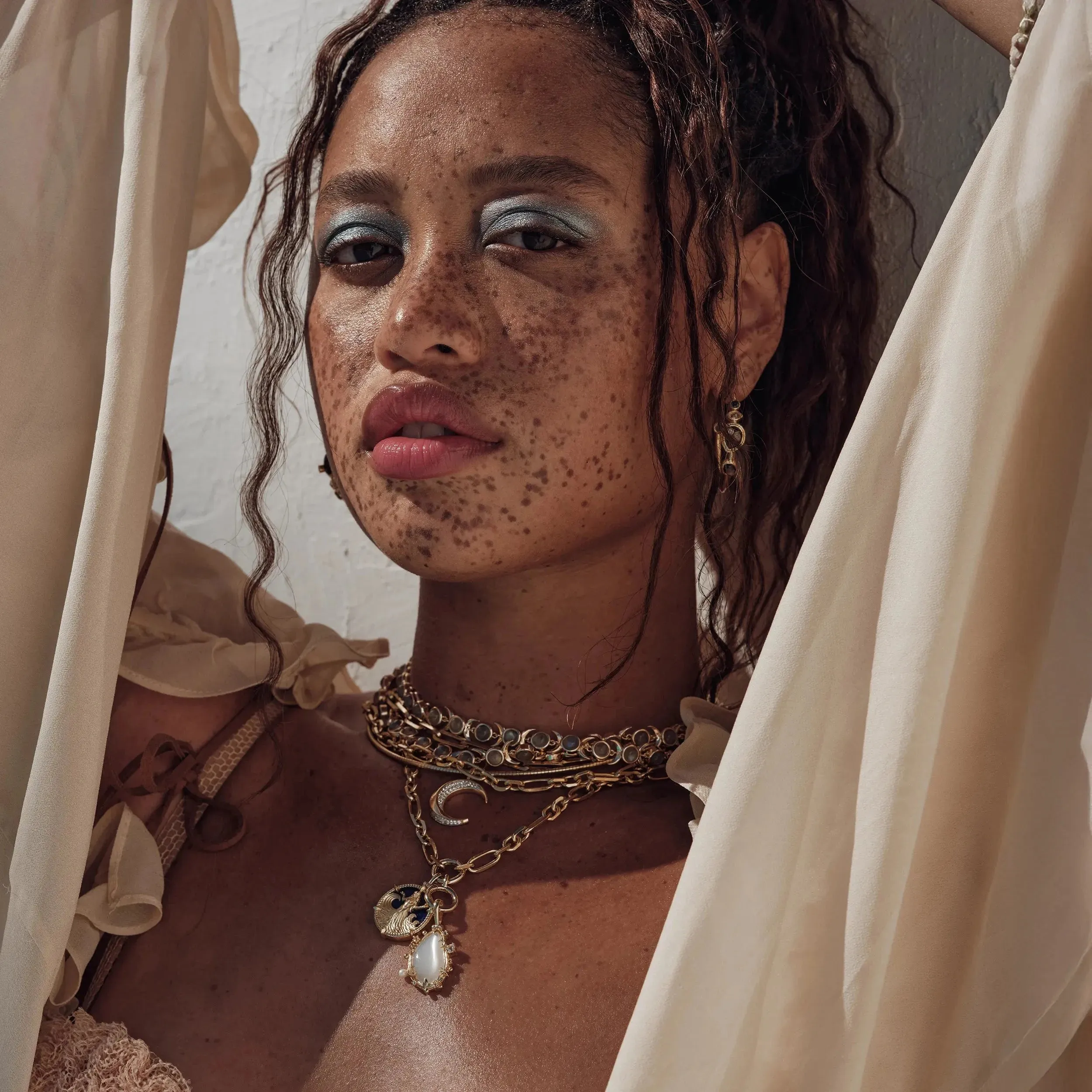 Gemstone Barnacle Necklace sold by Awe Inspired product image thumbnail 3