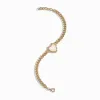 Mother of Pearl Heart Cuban Bracelet sold by Awe Inspired