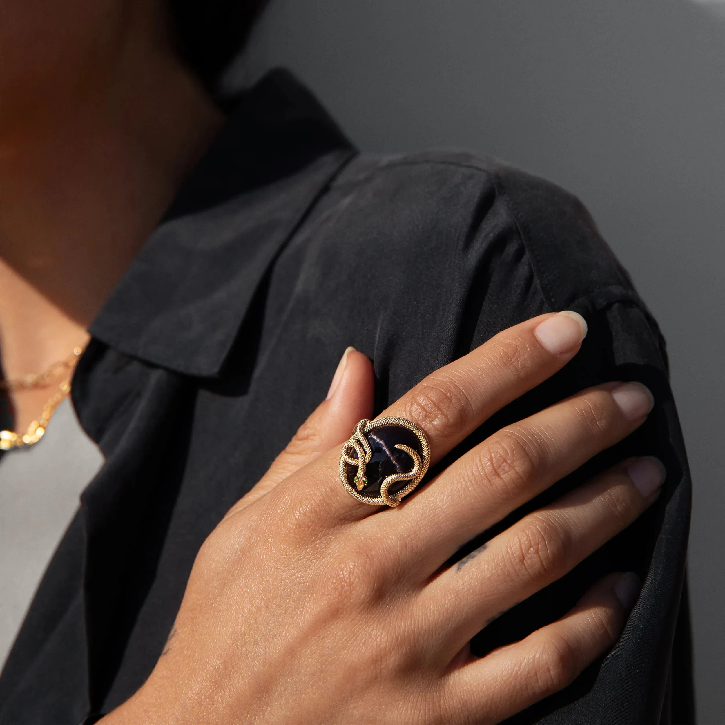 Snake Statement Ring sold by Awe Inspired product image thumbnail 5