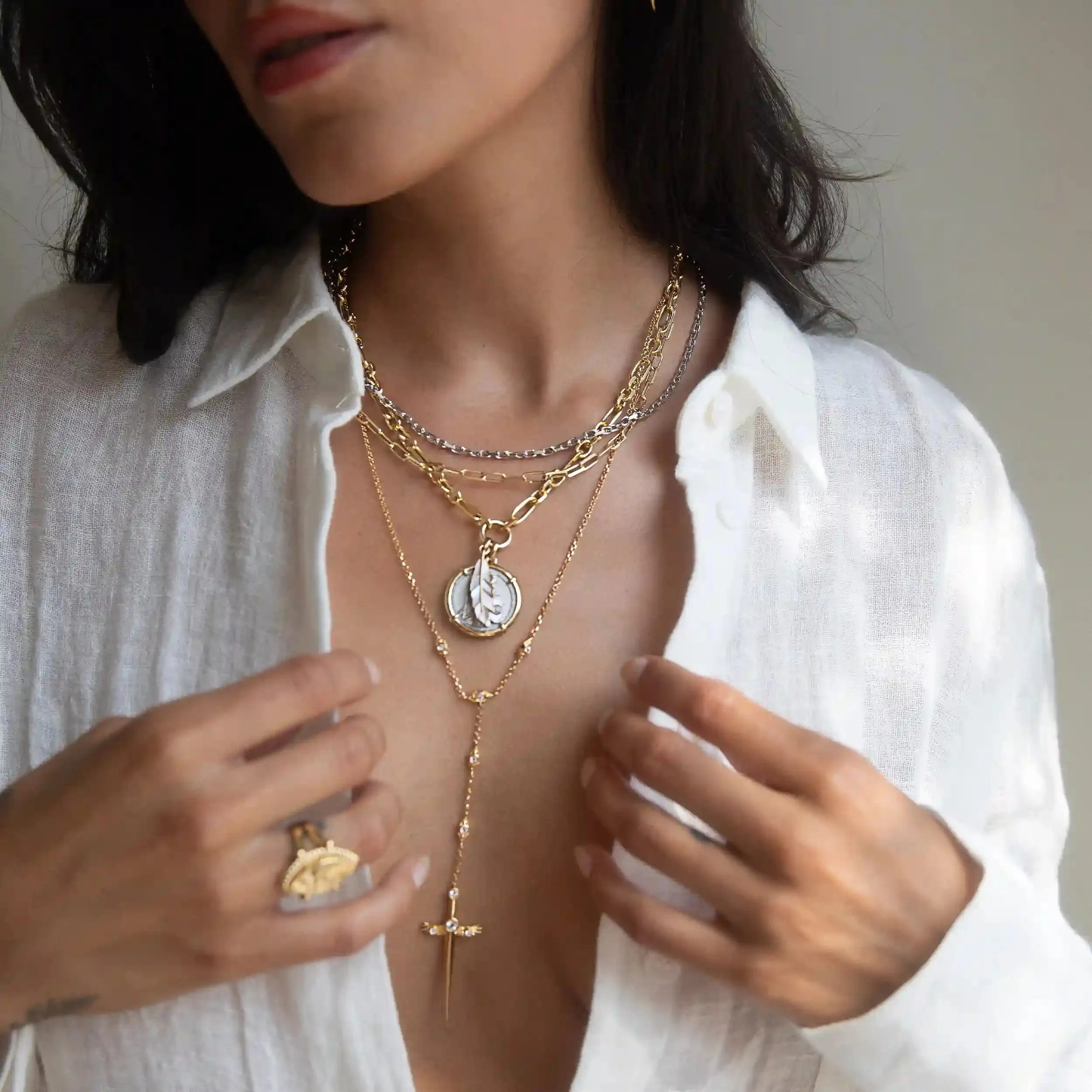 Winged Sword Lariat sold by Awe Inspired product image thumbnail 4