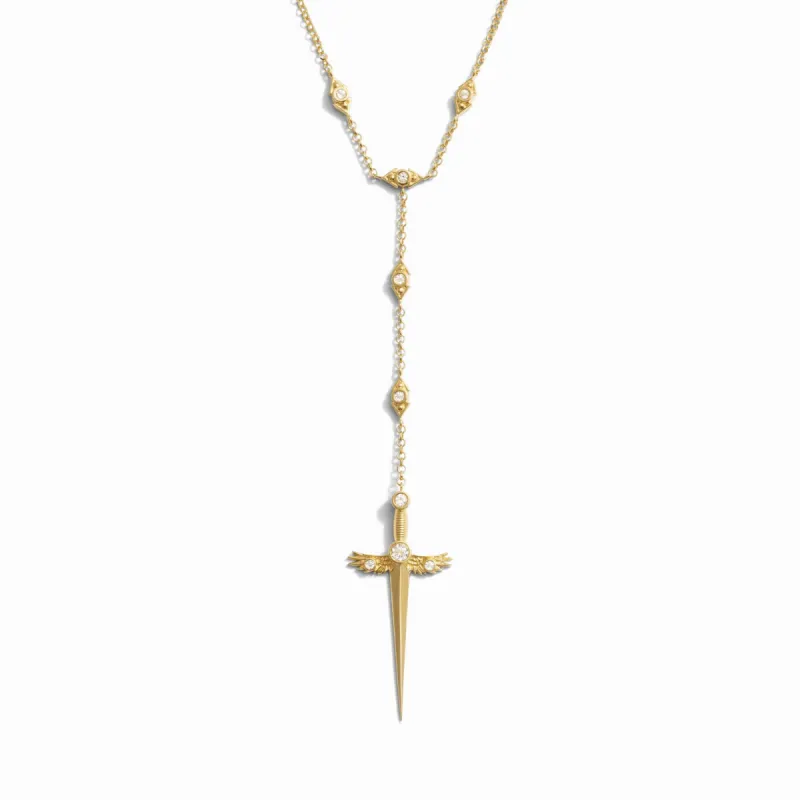 Winged Sword Lariat sold by Awe Inspired