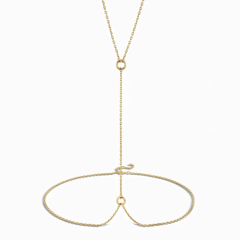 Double Charm Body Chain sold by Awe Inspired