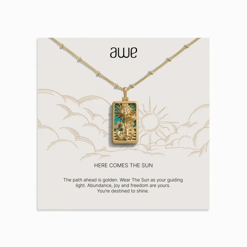 The Sun Tarot Card Gift Set sold by Awe Inspired