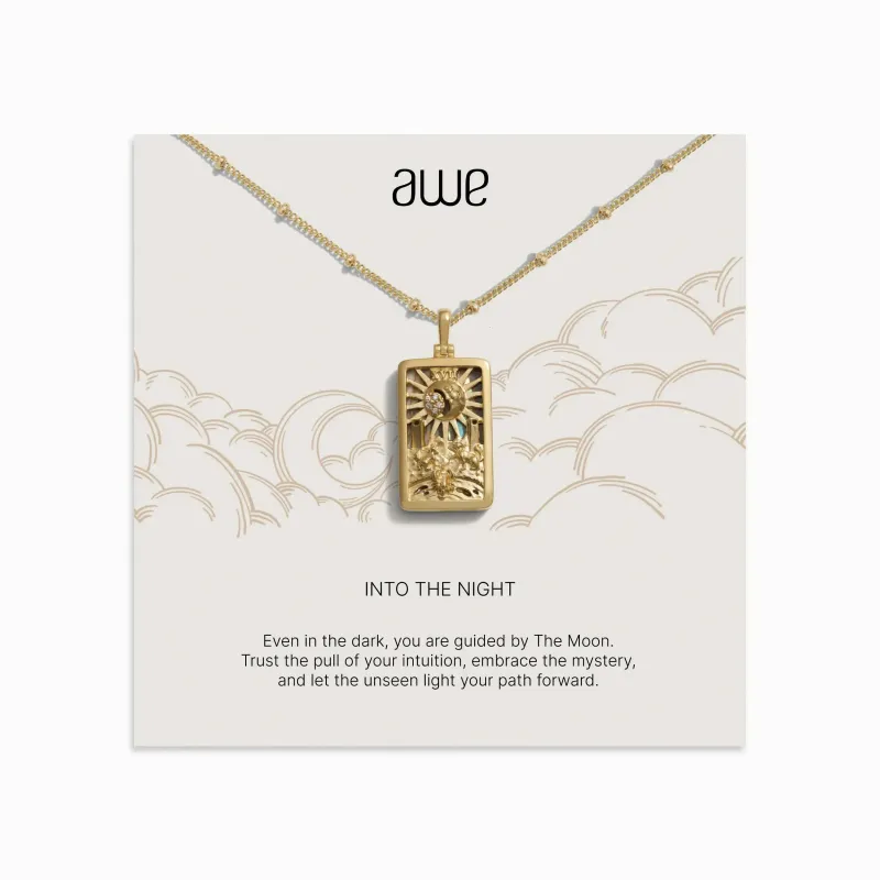 The Moon Tarot Card Gift Set sold by Awe Inspired