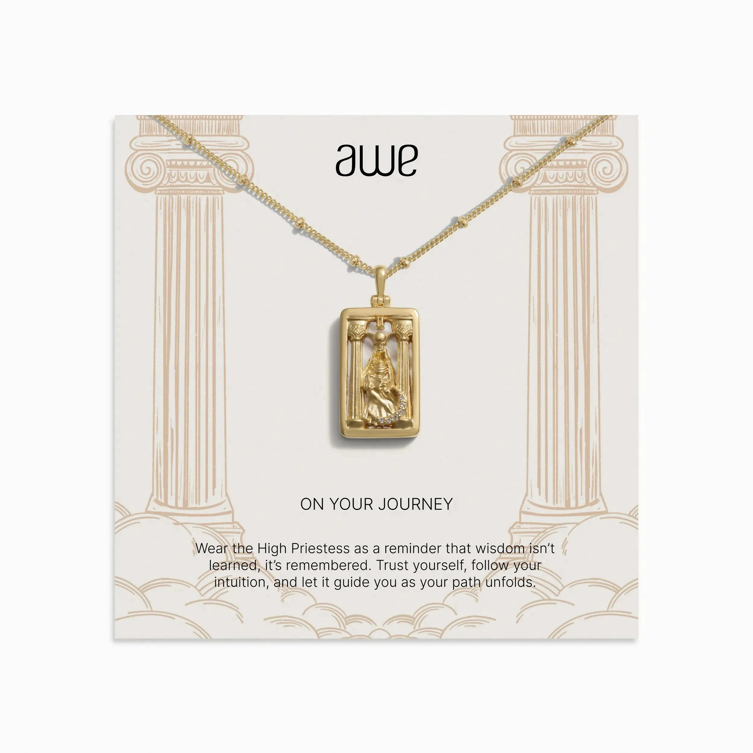 The High Priestess Tarot Card Gift Set sold by Awe Inspired