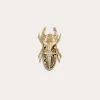 Labradorite Beetle Brooch sold by Awe Inspired