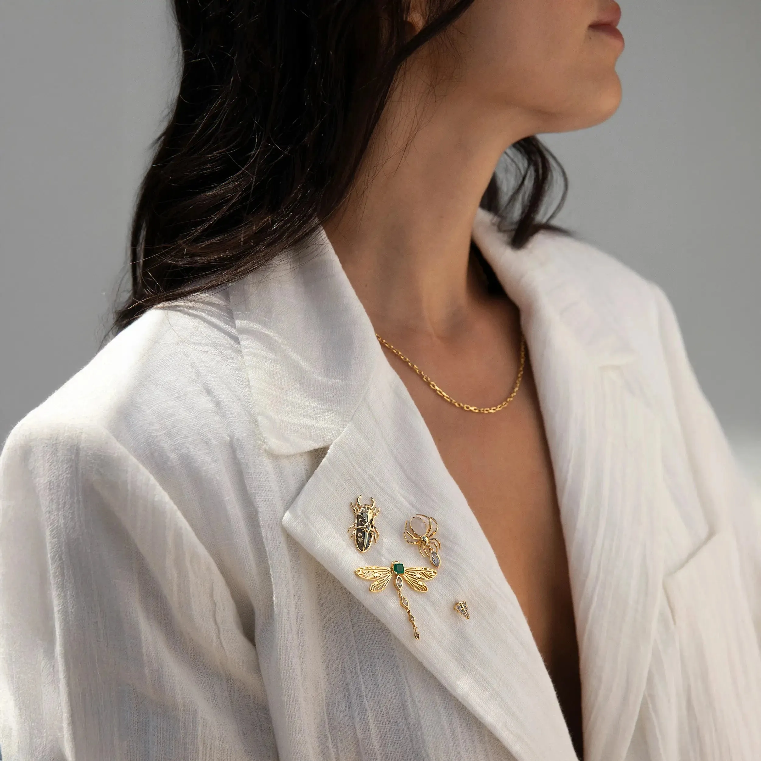 Labradorite Beetle Brooch sold by Awe Inspired product image thumbnail 5