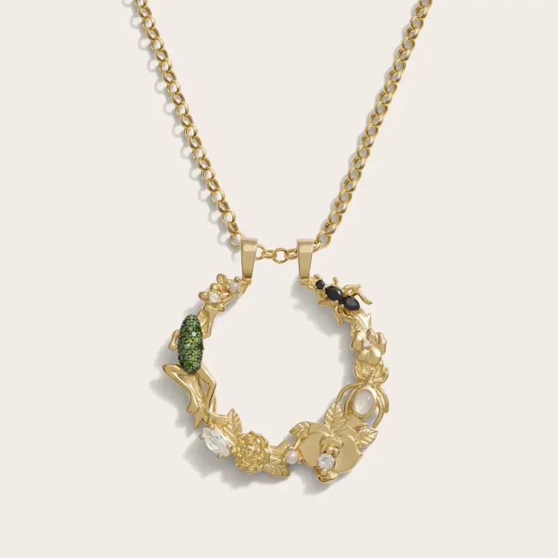 Secret Forest Halo Necklace sold by Awe Inspired