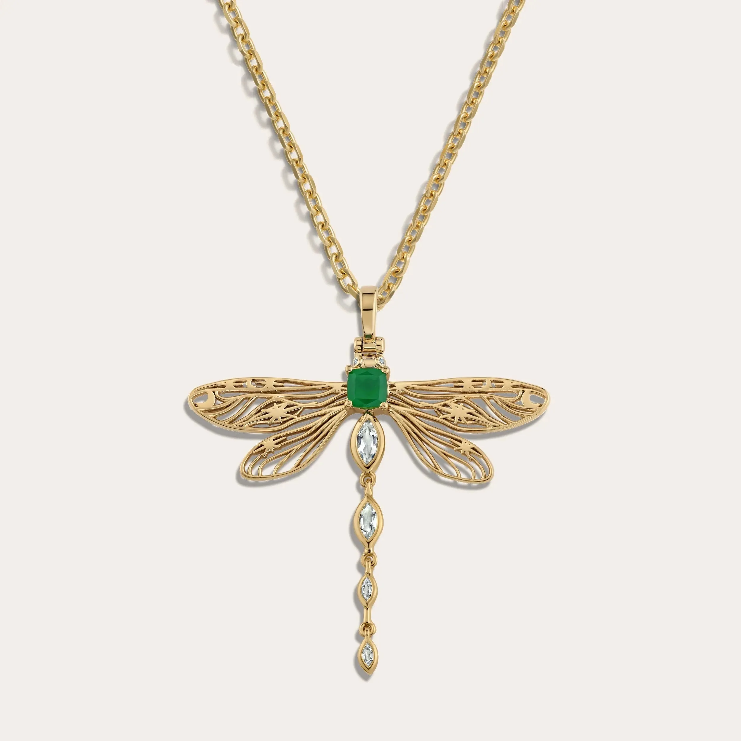 Secret Forest Dragonfly Necklace sold by Awe Inspired