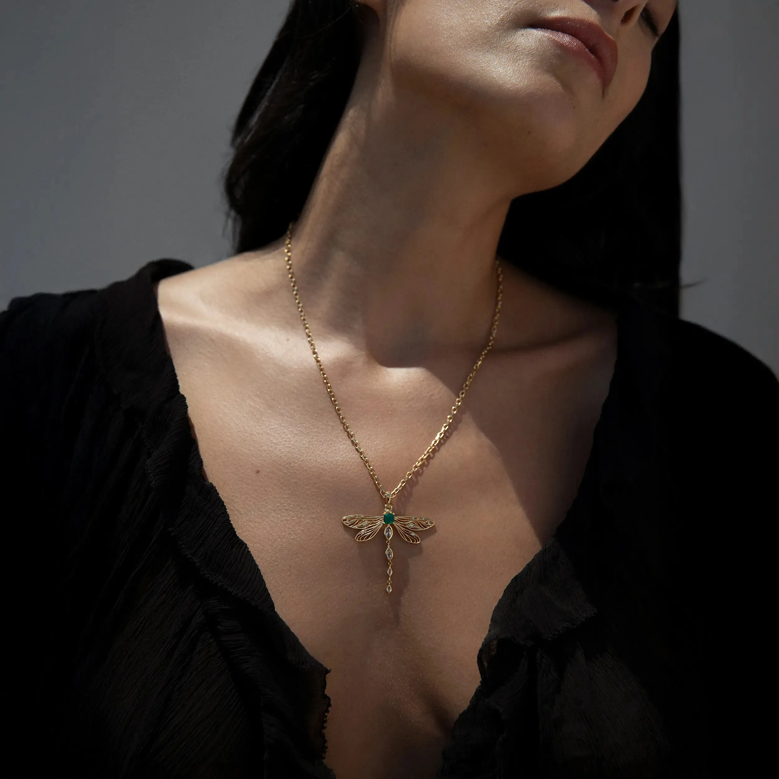 Secret Forest Dragonfly Necklace sold by Awe Inspired product image thumbnail 2