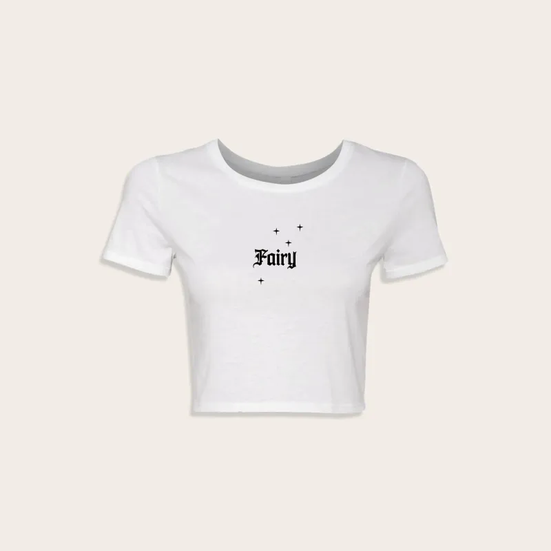 Fairy Crop Tee sold by Awe Inspired