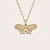 Moonstone Moth Necklace sold by Awe Inspired