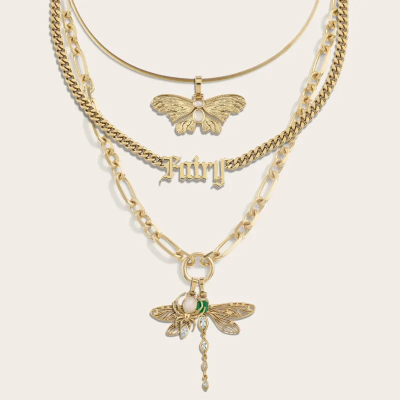 Secret Forest Charm Necklace Set sold by Awe Inspired