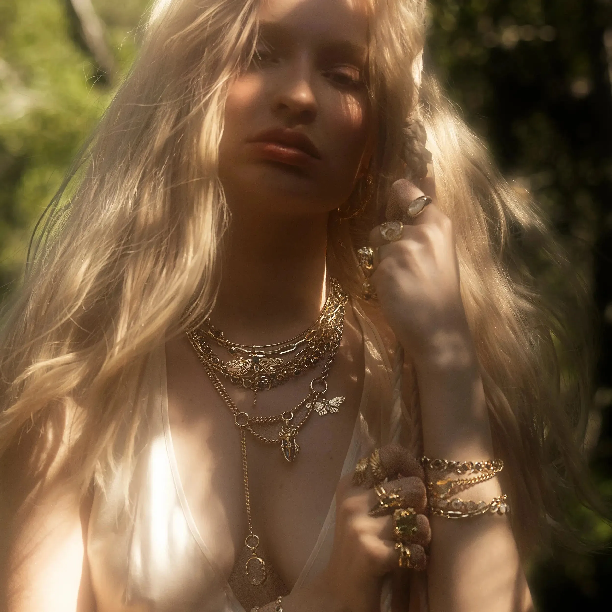 Asymmetrical Charm Collector Necklace sold by Awe Inspired product image thumbnail 5