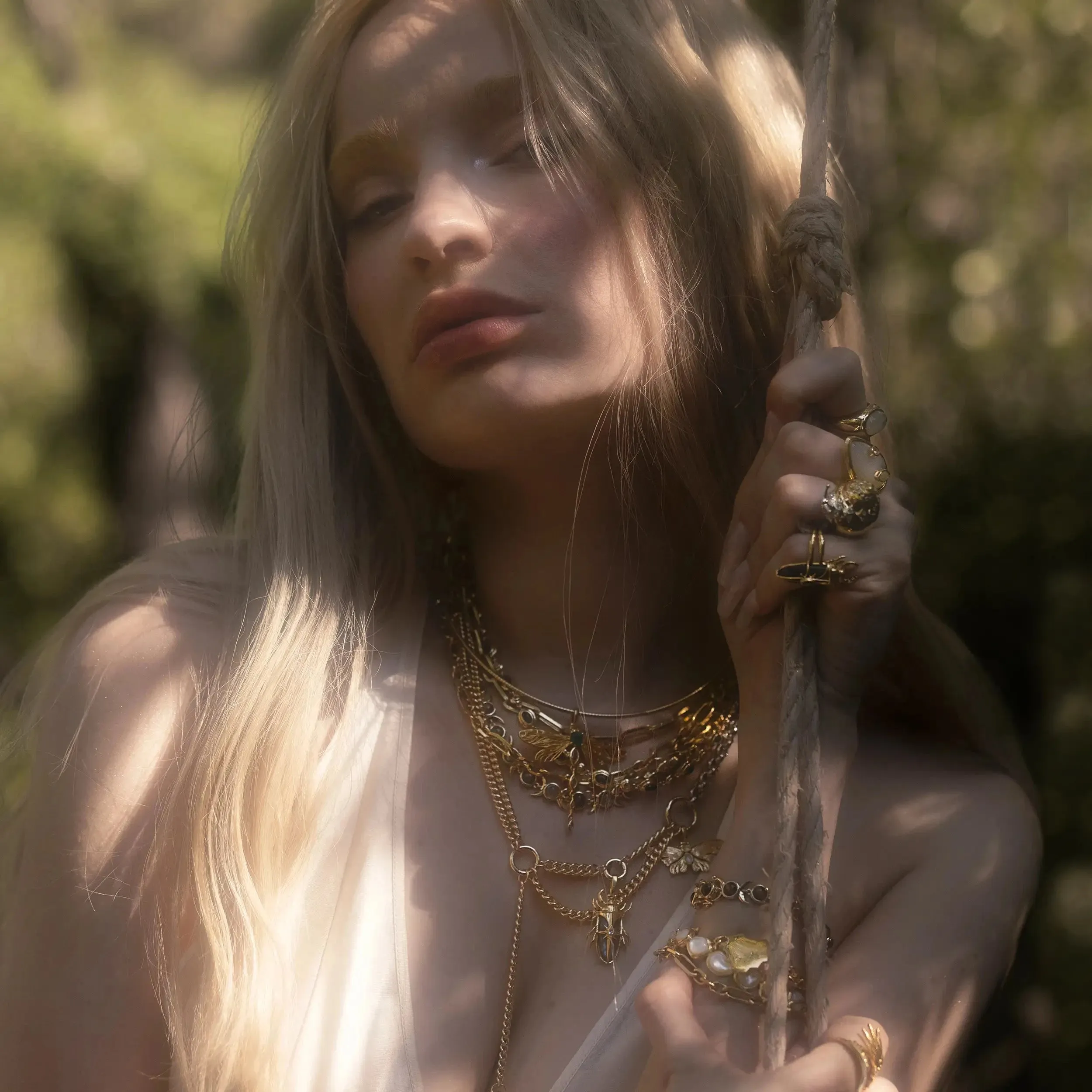 Asymmetrical Charm Collector Necklace sold by Awe Inspired product image thumbnail 3