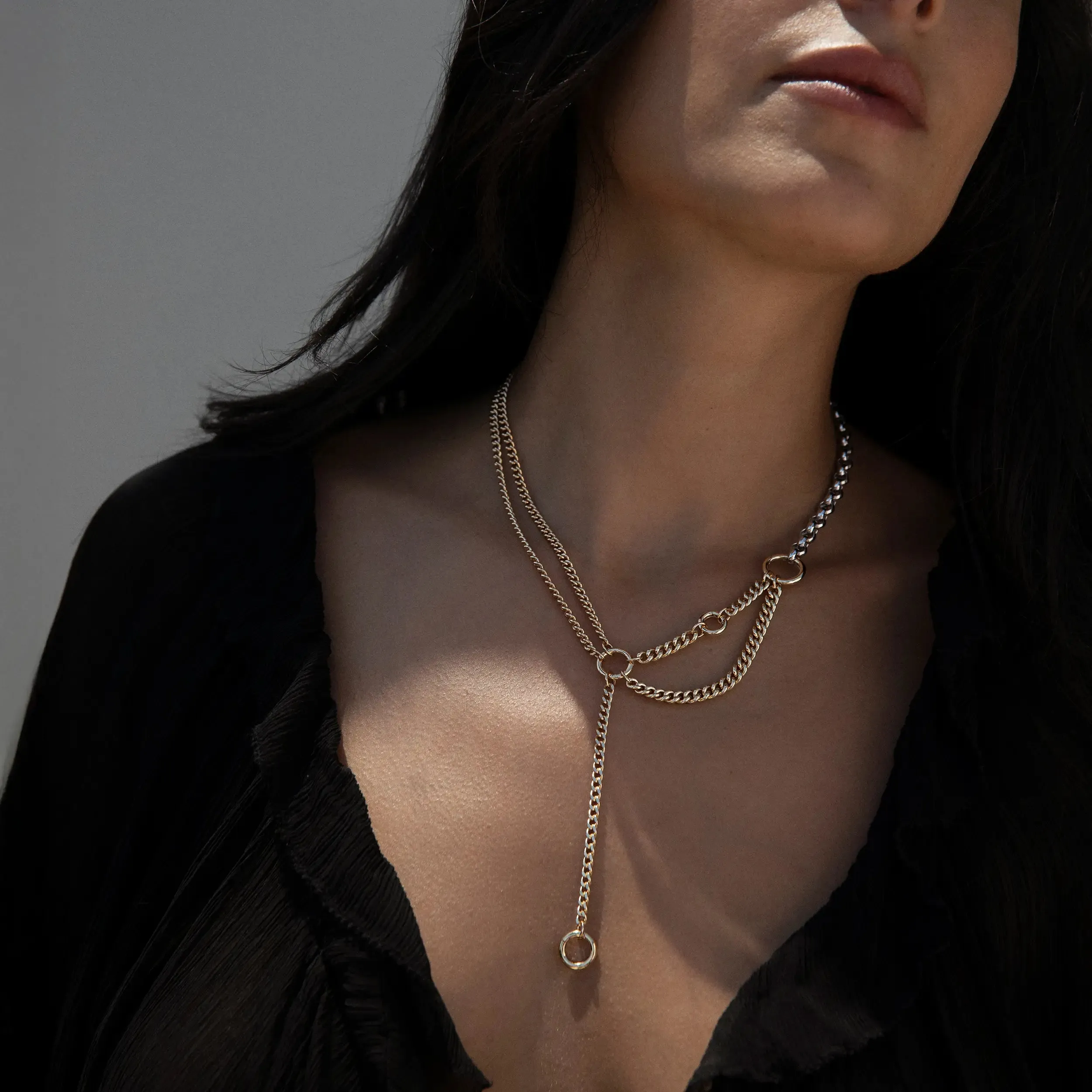 Asymmetrical Charm Collector Necklace sold by Awe Inspired product image thumbnail 2