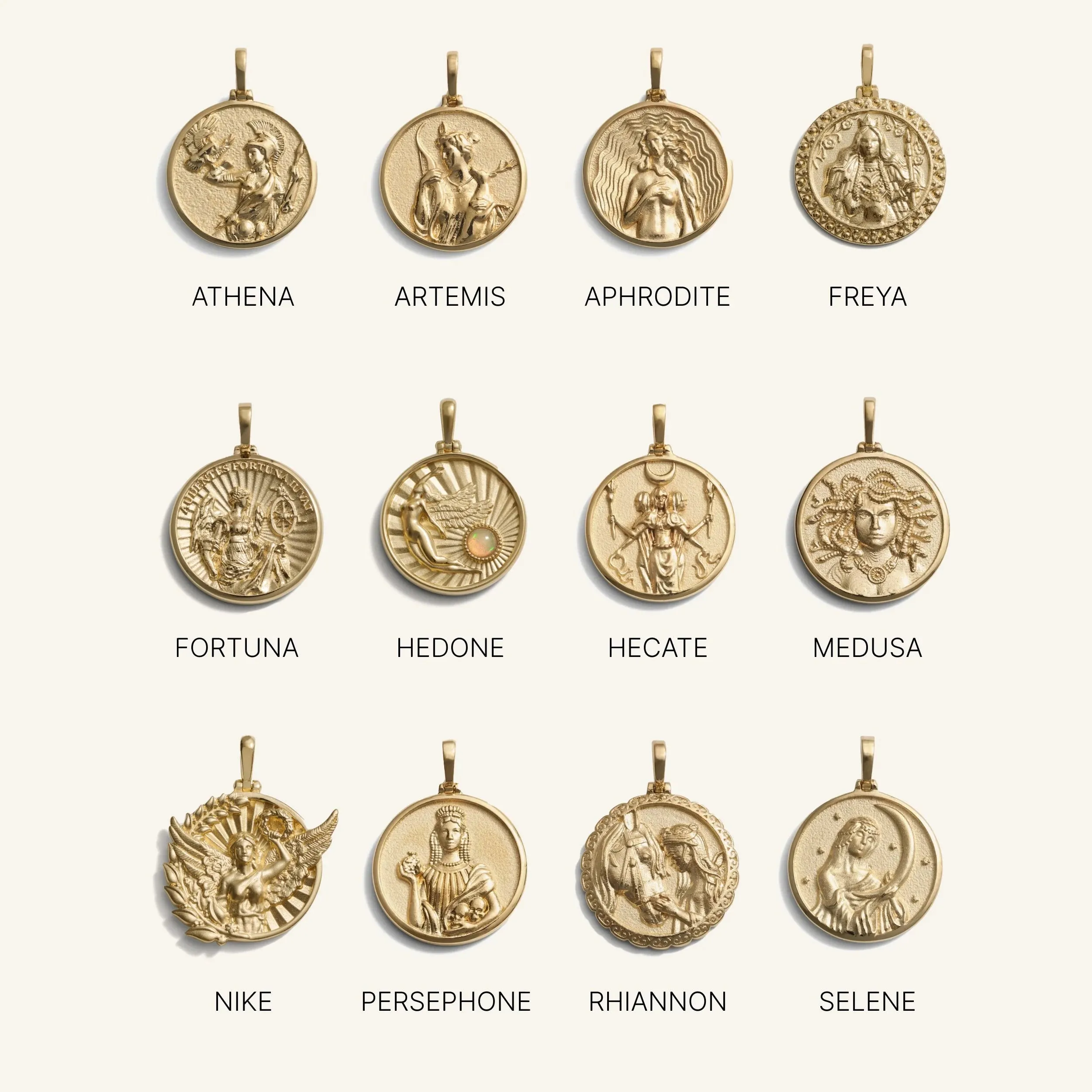 Goddess Coin Pendant sold by Awe Inspired product image thumbnail 2