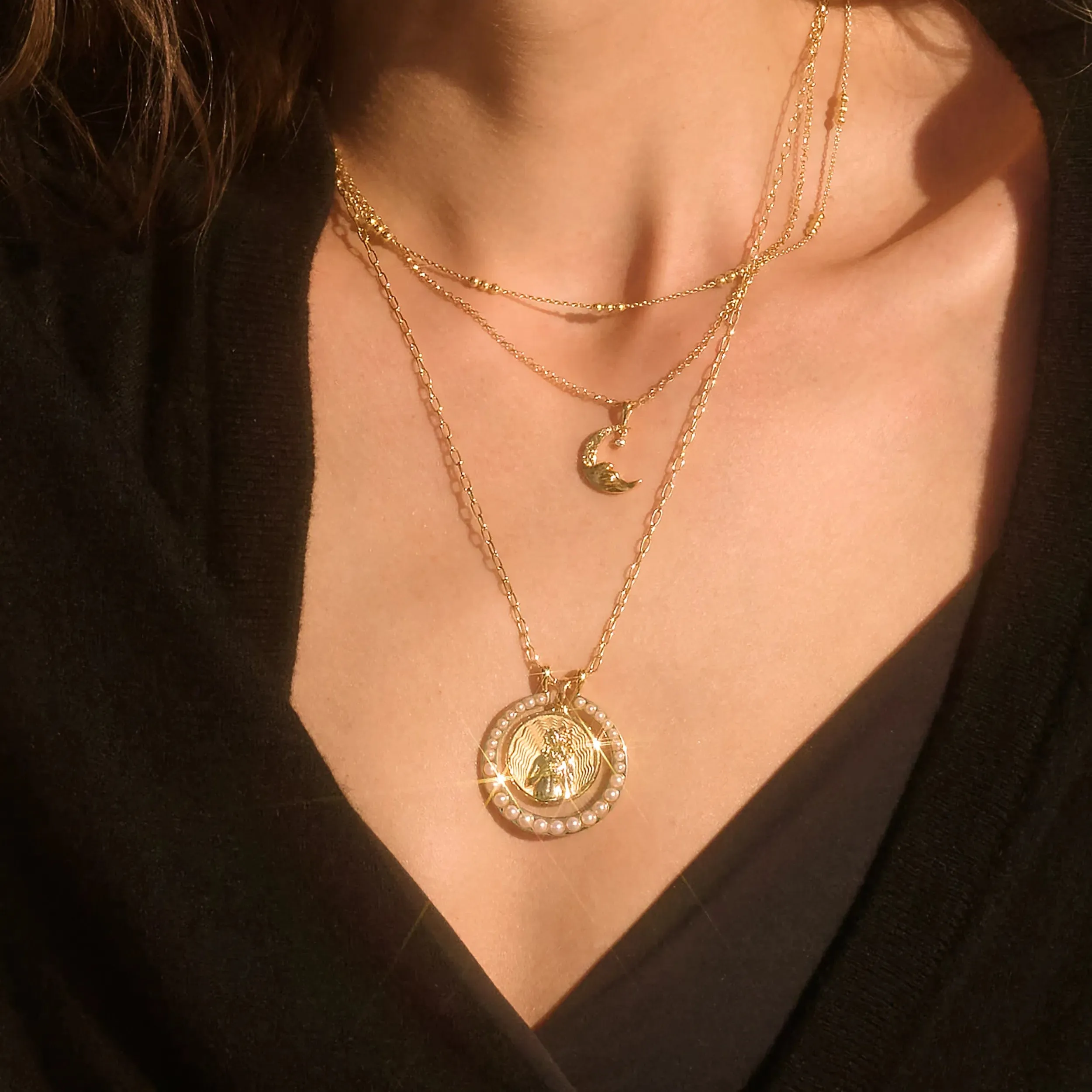 Goddess Coin Pendant sold by Awe Inspired product image thumbnail 3