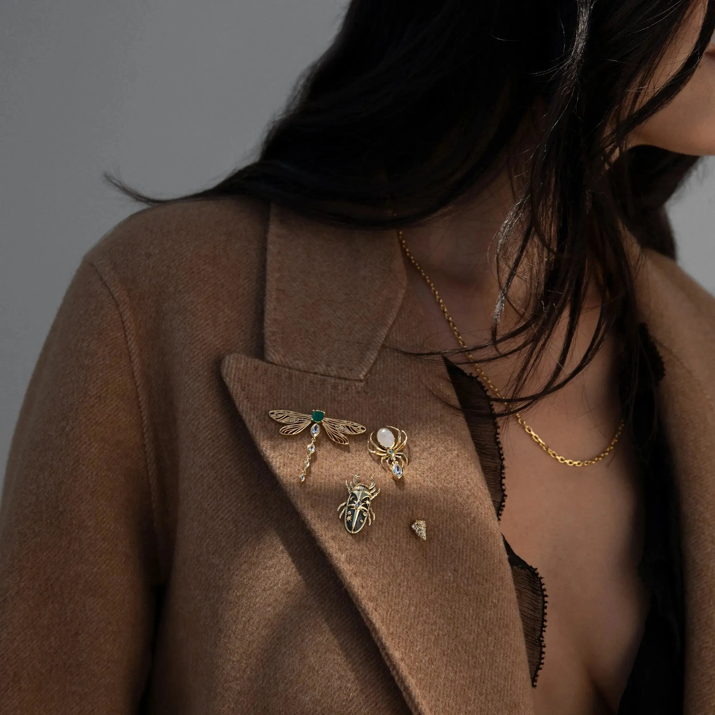 Secret Forest Dragonfly Brooch sold by Awe Inspired product image thumbnail 2