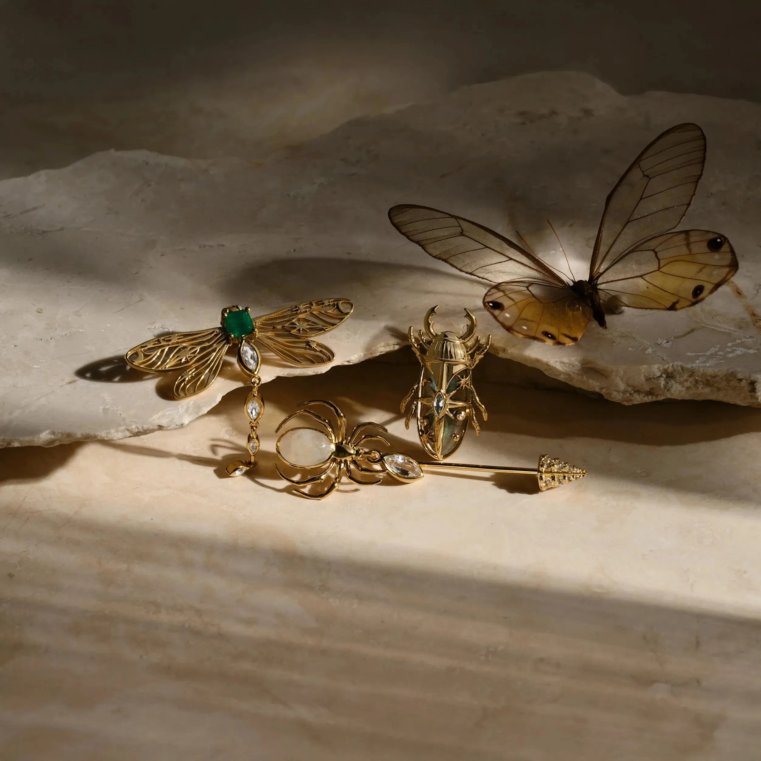 Secret Forest Dragonfly Brooch sold by Awe Inspired product image thumbnail 3