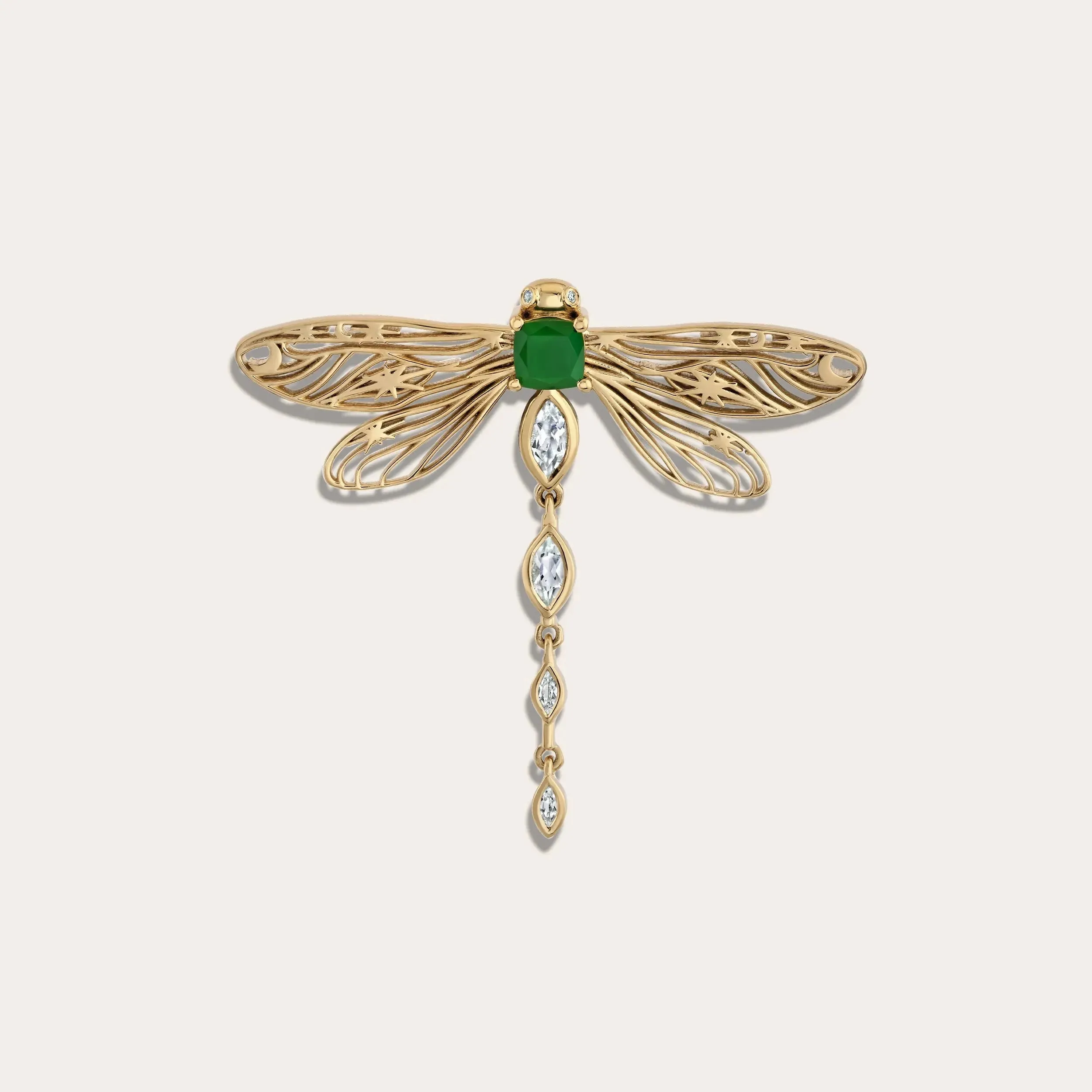 Secret Forest Dragonfly Brooch sold by Awe Inspired