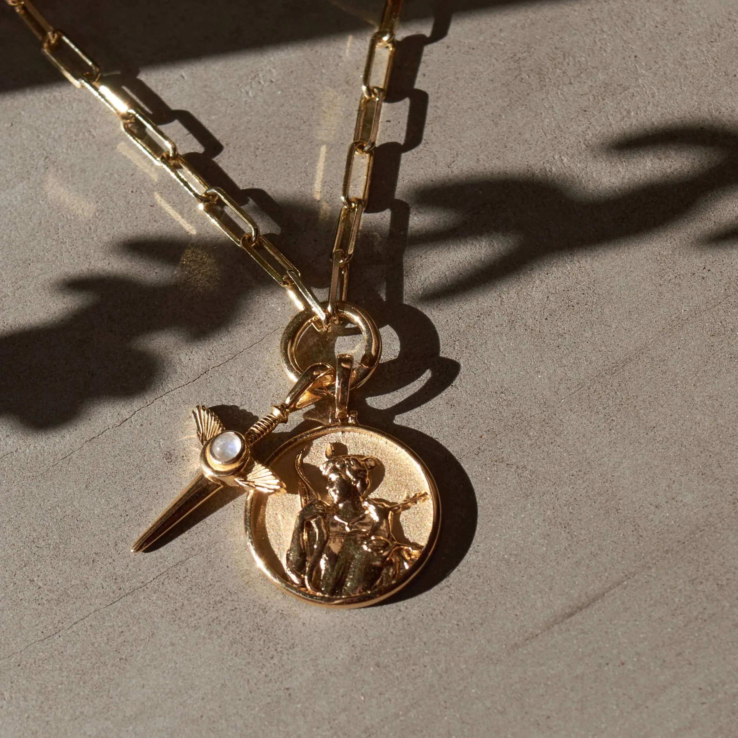 Artemis and Flying Dagger Necklace Set sold by Awe Inspired product image thumbnail 3